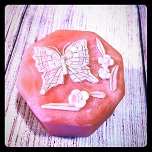 Vintage soapstone trinket box